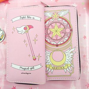 NEW Card Captor Sakura anime zipper Wallet